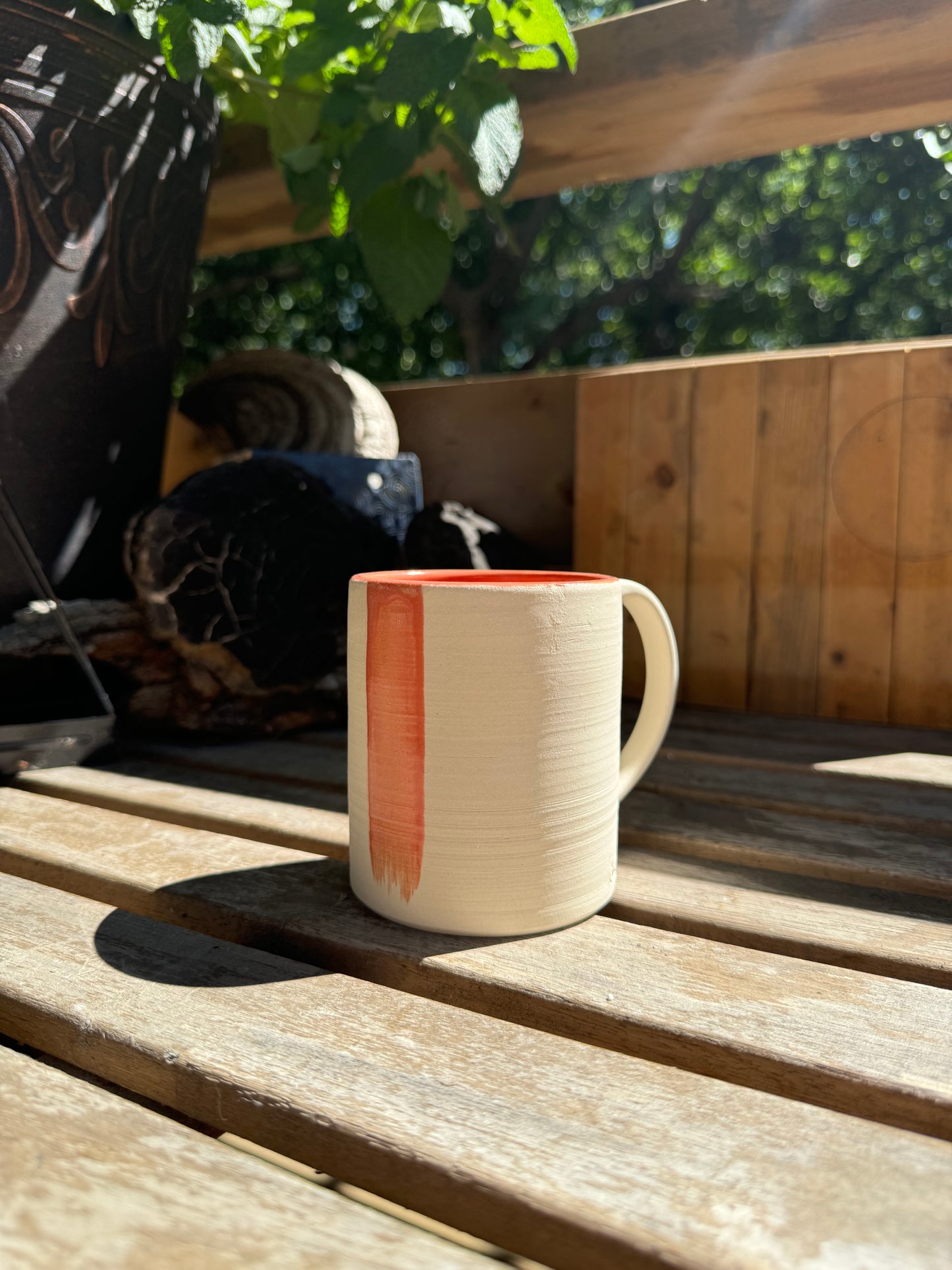 Coral Straight Walled Mug