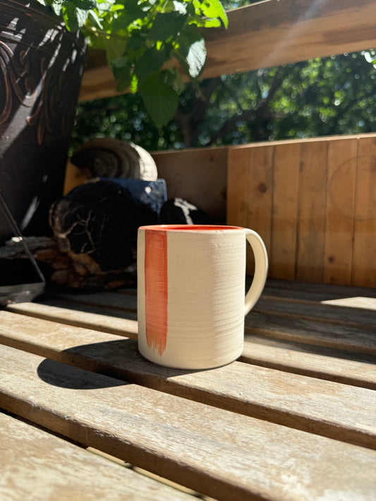 Coral Straight Walled Mug